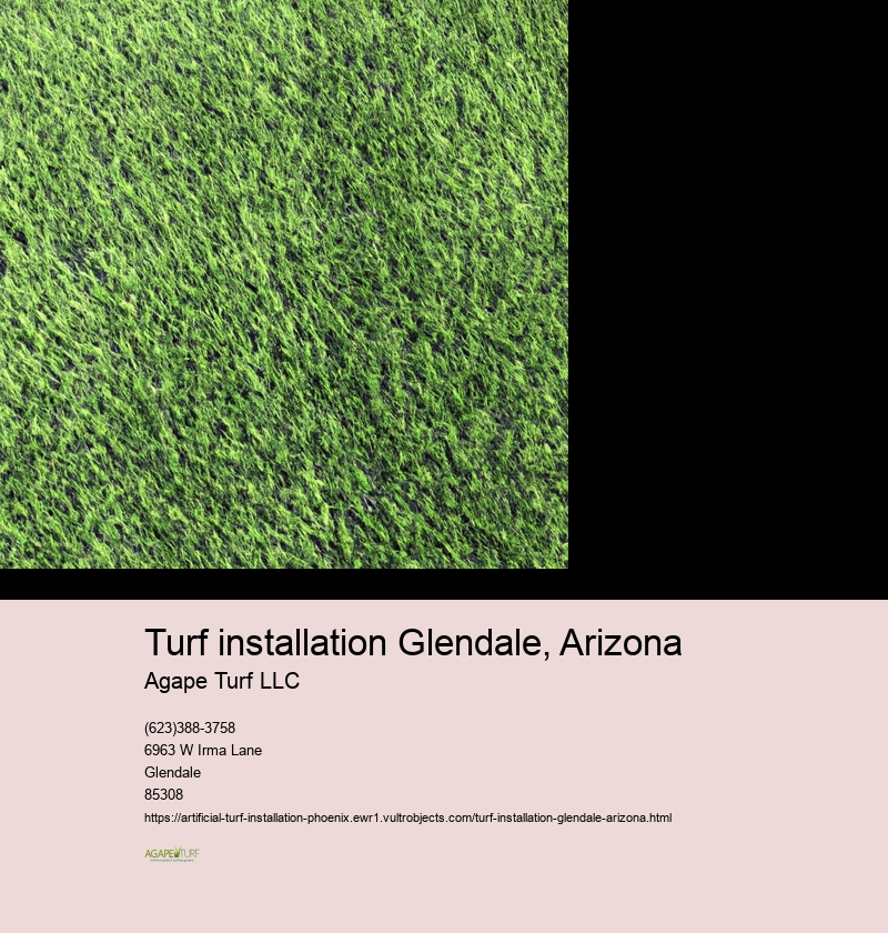 turf installation Glendale, Arizona