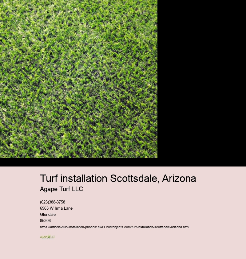 turf installation Scottsdale, Arizona